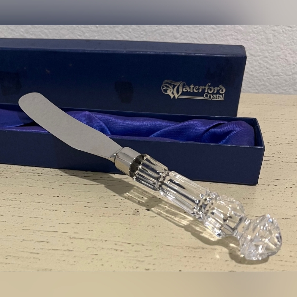 Waterford Crystal Lismore Butter‎ Knife Vintage New